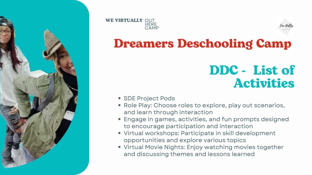 We Virtually Out Here Camp! A Dreamers Deschooling Camp - 12