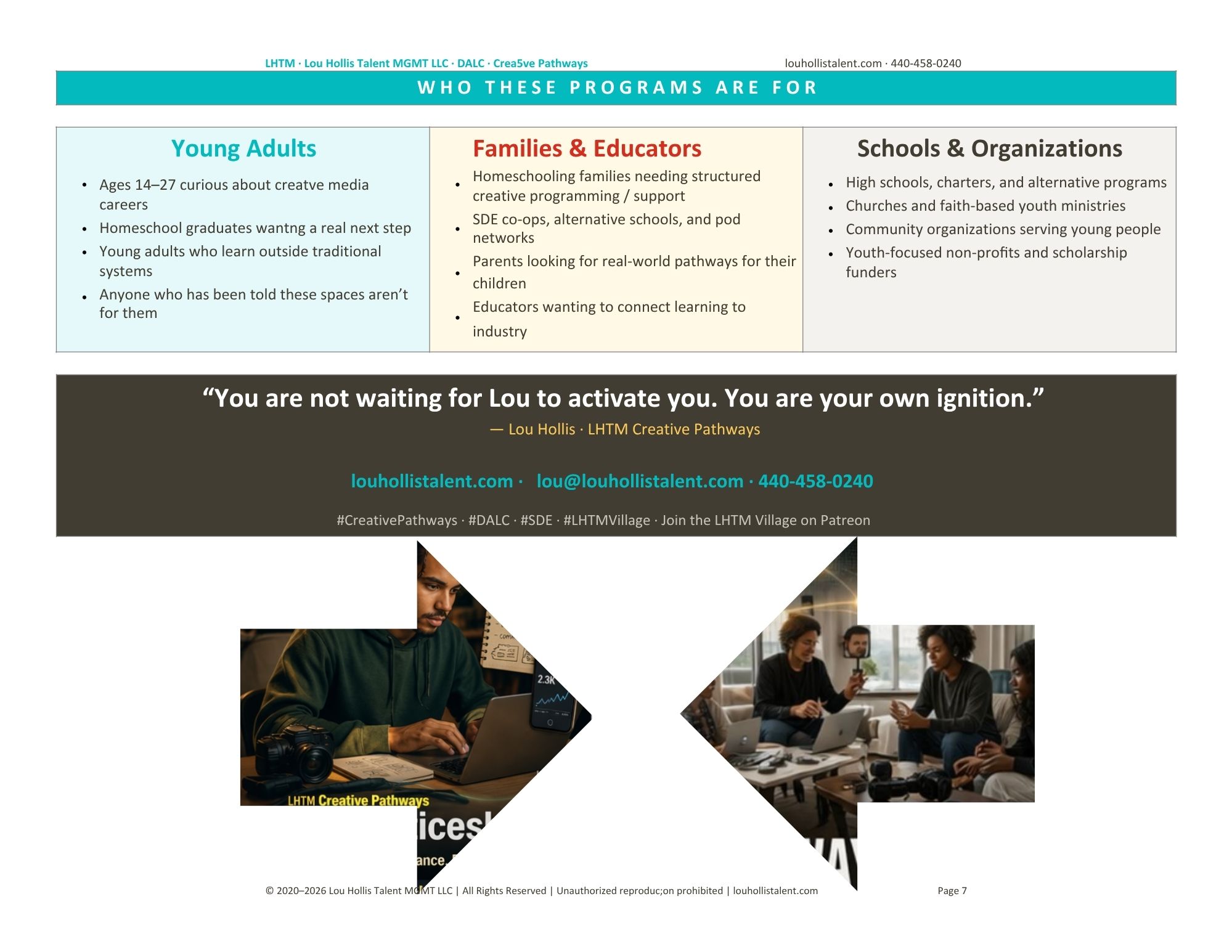 CREATIVE PATHWAYS APPRENTICESHIP - 7